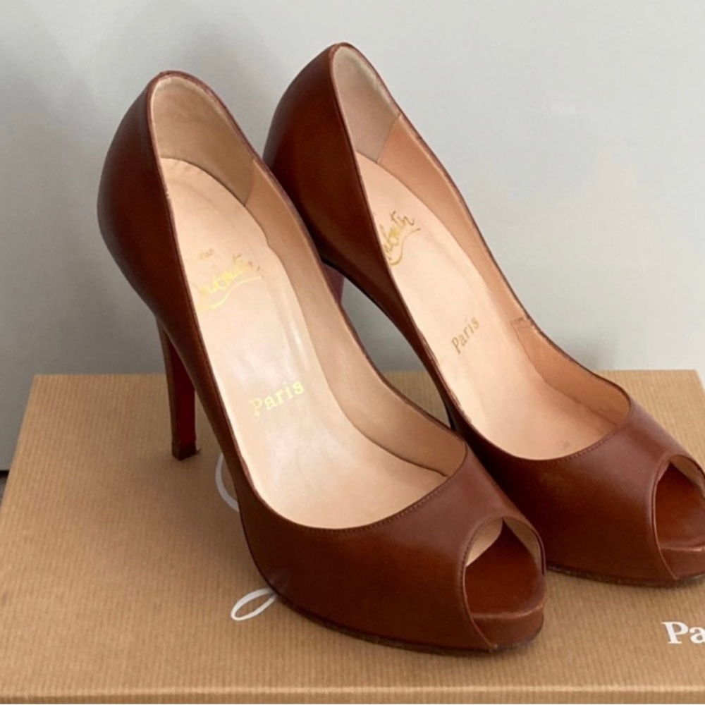 CHRISTIAN LOUBOUTIN | leather brown (36)